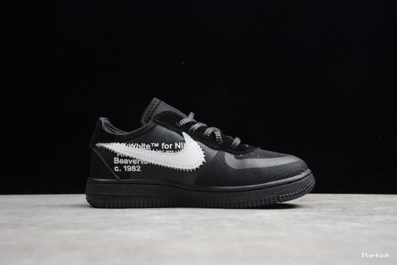  Air Black 1 Force O-W (TD) BV0853-001  Low 0802